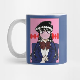 Komi San Blushing || Komi San Can't Communicate Merch Mug